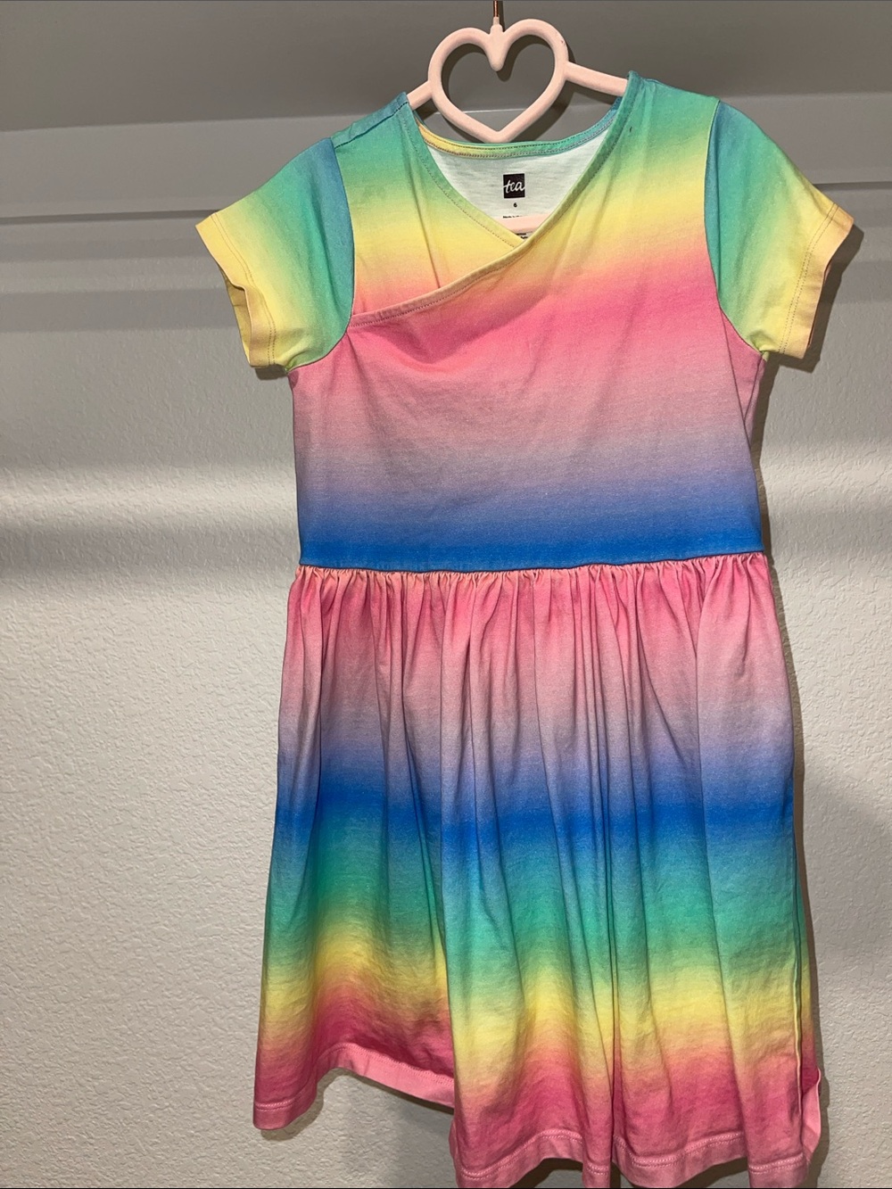 Tea Rainbow Ombre Dress NWOT